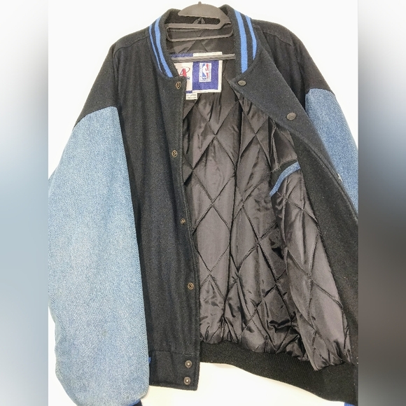 VINTAGE LOGO ATHLETIC ORLANDO MAGIC NBA VARSITY JACKET. - Picture 6 of 8